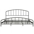 thumbnail image 6 of Hillsdale Furniture Tolland Arched Spindle Satin Black Metal King Bed, 6 of 13