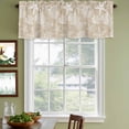 thumbnail image 3 of 2 Pack Valances for Window, Rustic Coastal Short Curtains for Kitchen Bedroom Living Room, Sea Nautical Summer Beach Starfish Coral Rod Pocket Small Window Treatment Valance Drapes 54 x 18 Inch, 3 of 8