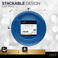 thumbnail image 3 of Paper Dinner Plates Royal Blue, 8 1/2 Inches Paper Plates Disposable, Strong and Sturdy Disposable Plates for Party, Dinner, Holiday, Picnic, or Travel Party Plates, Pack of 50 - By Enday, 3 of 6