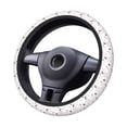 thumbnail image 6 of Lsque Cute Poodle Dog Ultra Soft Car Steering Wheel Cover for Women, Standard 15 inch Size for Truck Van SUV Auto, 6 of 8