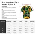 thumbnail image 6 of Lsque Sunflower 1 pattern Hawaiian Shirt for Men, Unisex Summer Beach Casual Short Sleeve Button Down Shirts-XX-Large, 6 of 9