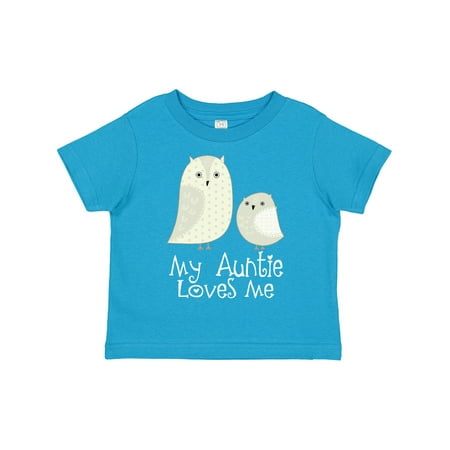 

Inktastic My Auntie Loves Me Owl Boys or Girls Toddler T-Shirt