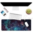 thumbnail image 3 of Thin Extended Gaming Mouse Pad （31.5 * 11.8 * 0.08 inch） with Stitched Edges Large Mousepad Long XXL Keyboard and Mouse pad Desk Mat for Gaming Office & Home - Galaxy Space (Galaxy Space), 3 of 5