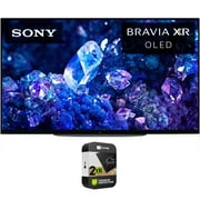 Sony XR48A90K Bravia XR A90K 48 inch 4K HDR OLED Smart TV 2022 Model Bundle with Premium 2 YR CPS Enhanced Protection Pack