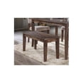 thumbnail image 3 of Best Master Furniture Mindy Bench Only Mindy Transitional Antique-Style Natural Oak Dining Room Bench, 3 of 5
