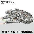 thumbnail image 2 of New Millennium Spaceship Bricks Force Awakens Set Destroye Spaces Toy Model Building Blocks Collectable Model Kits Kids DIY Gift, 2 of 9