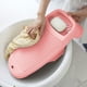 thumbnail image 1 of Tabla de lavado de manos portátil con soporte | Tabla de lavado de plástico para ropa interior, calcetines y ropa infantil | Para uso doméstico, viajes y acampadas | Colores: amarillo, gris y rosa, 1 of 6