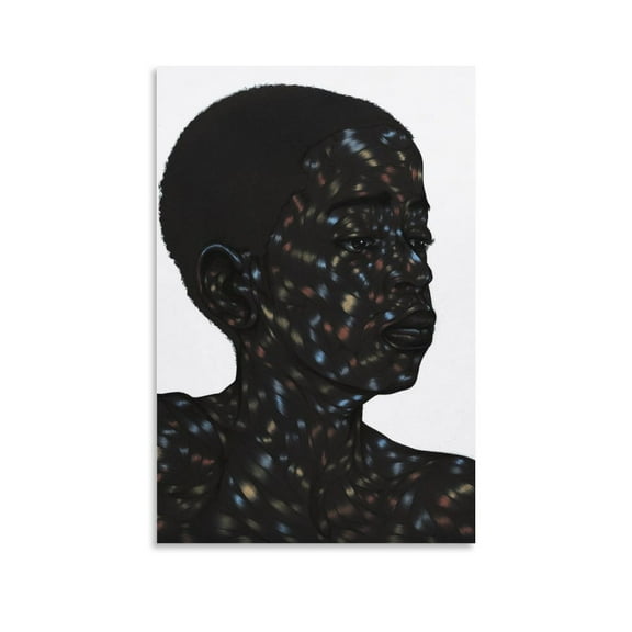 Toyin Ojih Odutola Poster Art Painting On Canvas Wall Art Poster Scroll Picture Print Living Room Walls Decor Home Posters 20x30inch(50x75cm)
