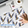 thumbnail image 4 of 31.5x15.7 Inch Gaming Mouse Pad, Non-Slip Stitched Rubber Desk Mat for Desktop & Laptop,Eagle Colorful Wing White Pattern, 4 of 6