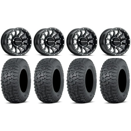 Raceline Trophy 15 Wheels Black 30 Terra Hook Tires Sportsman RZR Ranger Raceline Trophy 15 Wheels Black 30 Terra Hook Tires Sportsman RZR Ranger