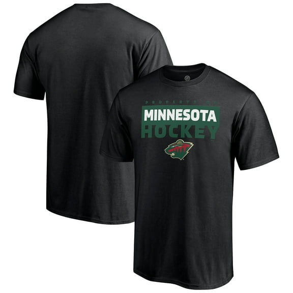 Men's Black Minnesota Wild Gain Ground T-Shirt