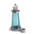 thumbnail image 3 of Zingz & Thingz Lighthouse Candle Lantern - 9.5" - Blue and Silver, 3 of 3