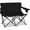 Black, variant on Biotree 2-Person Folding Outdoor Loveseat Camp Chair with Cup Holders Portable Double Camping Chair with Carry Bag, Gray