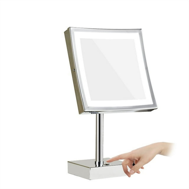 Personal Makeup Mirror Vanity Mirror With Lights Desktop Makeup Mirror LED With Light Metal Mirror 3X 5X Beauty Mirror Vanity Mirror ,Widely Use