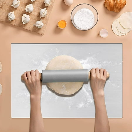 

Miumaeov Multi-Function Stainless Steel Cutting Board Kneading Dough Chopping Kitchen