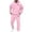 C363/Light Pink, variant on Rggeeun Men Jogging Tracksuits 2 Piece Set Casual Athletic Hoodie And Sweatpants Outfits Comfortable Loose Fall Winter Classic