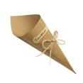thumbnail image 3 of 50pcs DIY Bouquet Kraft Paper Handmade Flower Gift Box Folding Card for Gift Package  Kraft Paper, 3 of 9