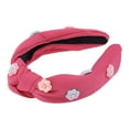 thumbnail image 5 of Unique Bargains 1 Pc Vintage Floral Headbands for Women Rose Red, 5 of 6