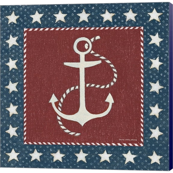 Metaverse David Carter Brown 'Coastal Americana III' Canvas Art