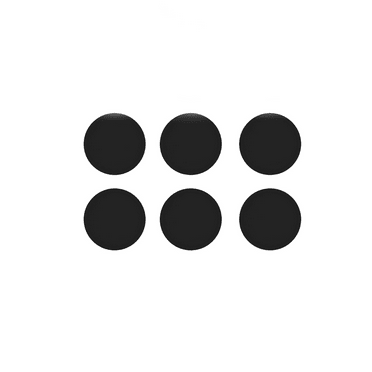 ACDANC 6Pcs Coasters,Heat-Resistant Silicone Coasters,Non-Slip and Anti-Scalding Cup Mats,Black