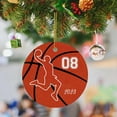 Basketball Decorations For Christmas Tree Realistic Printing Of