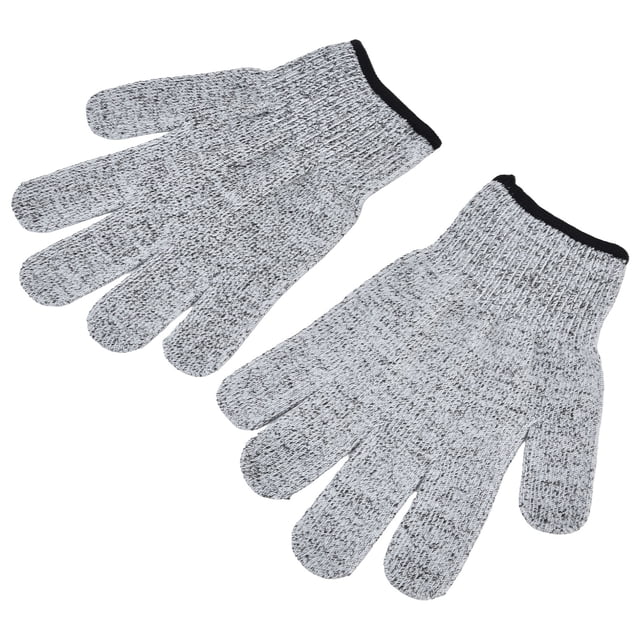 2 Guantes Resistentes A Cortes De Nivel 5 De Protección Para Cocina, Guantes Anticorte De Seguridad Mejorados Para Cortar Carne, Tallar, Cortar Mandolina Y Más