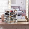 thumbnail image 4 of Sorbus Acrylic Cosmetic Makeup and Jewelry Storage Case Display, Spacious Design, Diamond Pattern, 4 Large/2 Small Drawers, 4 of 6