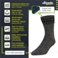 thumbnail image 3 of Calcetines de senderismo Alvada de lana merino térmicos para invierno, 3 pares, 3 of 5