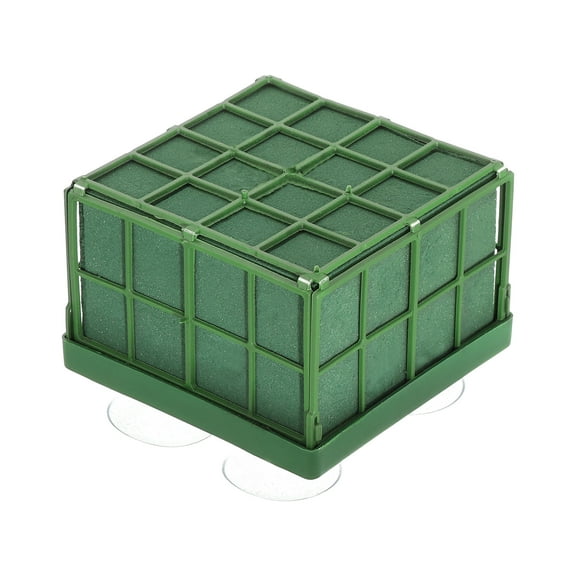 Uxcell Floral Foam Cage Flower Holder, Square 5x5x3.5 Inch Cage Floral Foam for Flower Arrangement