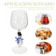 thumbnail image 4 of Christmas Wine Glass Snowman Goblet for Drinking Glasses Party Goblet, 4 of 5