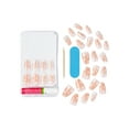 thumbnail image 3 of KISS Voguish Fantasy, Press On Nails, To The Sea, Beige, Medium Coffin, 28 Count, 3 of 7