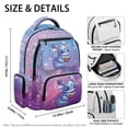 thumbnail image 7 of Aplkyhs Backpack for Kids 9-12 School Bag Lightweight Durable Bookbag for Daily School Travel Cute Galaxy Axolotl, 7 of 7