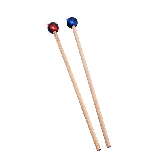 Greeniant 1 par de batidores de a prueba de golpes, luz LED, pieza de percusión, accesorios musicales ligeros profesionales, suministros para Accesorios para instrumentos musicales Greeniant OD026139-00