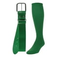 thumbnail image 2 of Twin City Baseball Sock & Belt Combo Kelly Green Medium, 2 of 2