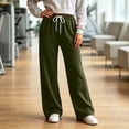 thumbnail image 2 of Women's Straight Leg Sweatpants Athletic Joggers with Pockets Casual Winter Lounge Travel Pants Fashion Outfits, 2 of 8