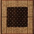thumbnail image 1 of Ahgly Company Indoor Square Abstract Orange Modern Area Rugs, 8' Square, 1 of 4