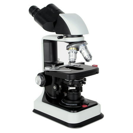 Dynambyte Compound Binocular Microscope WF10x and WF25x Eyepieces 40X-1000X Magnification Microscope