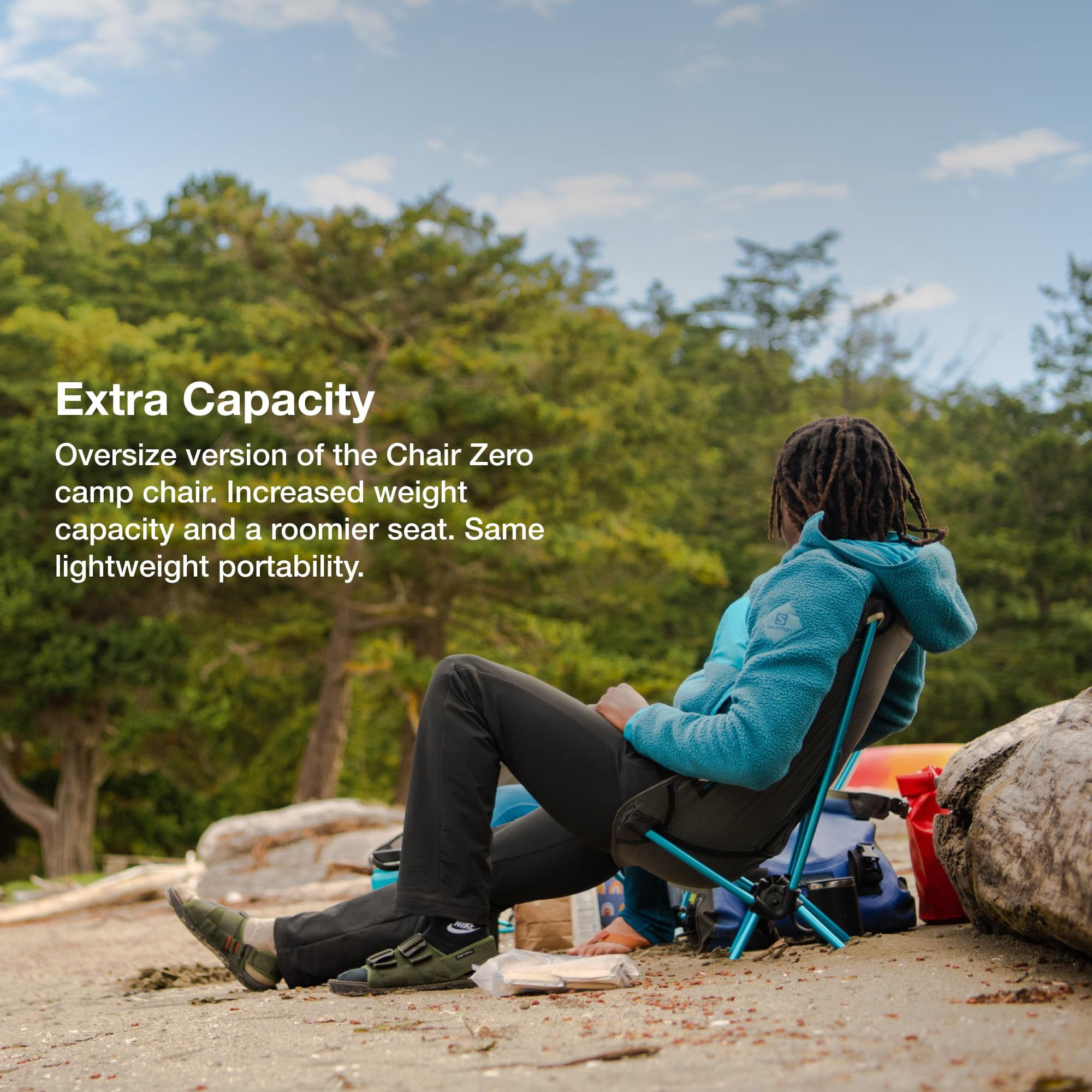 Helinox Chair Zero L - Grey LLT - Walmart.com