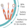 thumbnail image 2 of Juego de 4 piezas de limpiador de lengua para bebés/protector de seguridad+raspador para recién nacidos+cepillo de dientes de cerdas suaves+cepillo de dientes, 2 of 5
