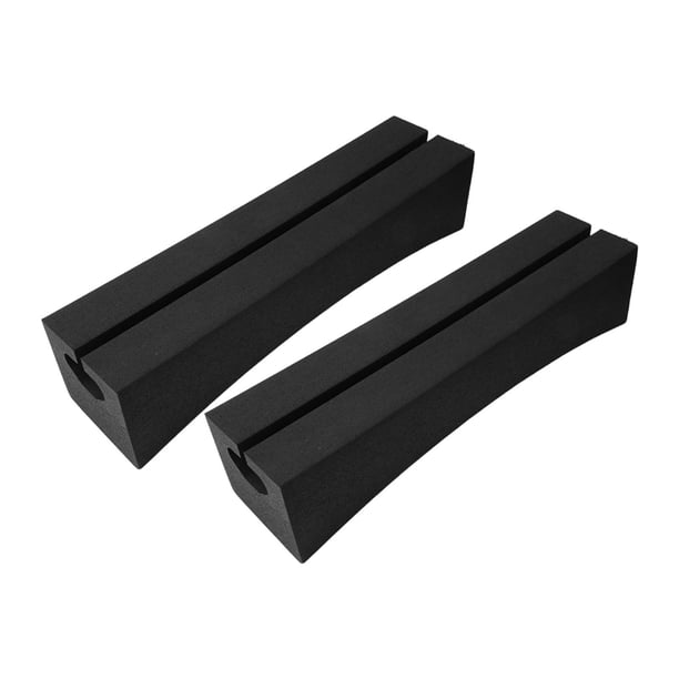 2 piezas de accesorio portakayak para techo de coche, color negro, repuestos de alto rendimiento Oval