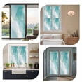 thumbnail image 7 of Marble Aqua Window Privacy Film, Gradient Gold Aesthetics Abstract Minimalist Art Static Cling UV Sun Blocking Heat Control Window Tint, Non-Adhesive One Way Windows Privacy Cover 17.7''x78.7'', 7 of 7