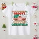 thumbnail image 4 of Camiseta con estampado de muñecos de nieve y Papá Noel con vibraciones navideñas para niños y niñas, camisetas de manga corta, camisetas gráficas para niños, camisetas festivas, regalo, 4 of 5