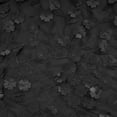 thumbnail image 2 of Zelouf Caryn 3D Flower Embroidery Mesh  , Sewing, DIY, Crafts Fabric by the Yard, Black/black, 5 Yard, 2 of 2