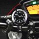 thumbnail image 1 of Reloj de manillar de motocicleta Mini reloj de motocicleta Reloj impermeable 7/8 Accesorio de motocicleta Montaje de manillar Reloj digital (plata) Feliz Sencillez, 1 of 4