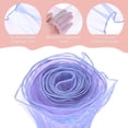 thumbnail image 3 of Borde de Organza Plisado con Volantes de 5.5" x 5.5 Yardas, Cinta de Encaje Plisado Iridiscente para Manualidades DIY, Vestido, Ropa, Regalo de Boda, Decoración del Hogar, Púrpura Claro, 3 of 6