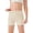 Beige, variant on Girls High Waist Yoga Shorts, Tight Fit Workout Running Shorts for Kids, Breathable Quick Dry Dance Shorts and Athletic Leggings, Fitness Shorts for Age 5-14 Years Beige 120