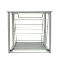thumbnail image 3 of Mainstays Large Stackable Slide-Out Drawer Organizer, Satin Nickel, 15" x 10 " X 9.3", 3 of 7