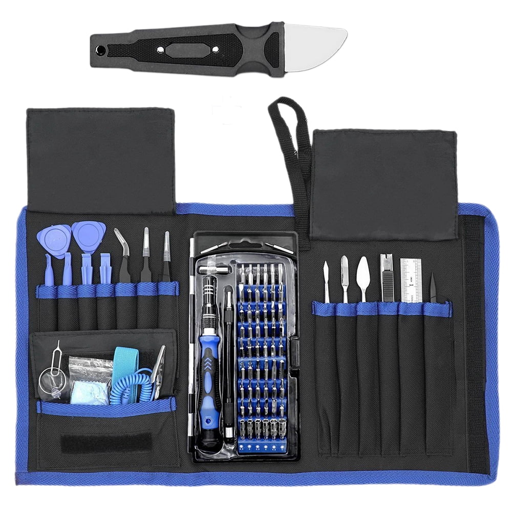 120 Small Bits and Accessories PS4 and other electronics Cleaning Precision Laptop Screwdriver Set with Case Suitable for iPhone MacBook 130 IN 1 Computer and Mobile Device Repair Tool Kit PC