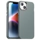 thumbnail image 1 of For iPhone 14 13 Case Cell Phone Hybrid Back Cover Carbon Fiber Texture - Grey, 1 of 5