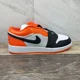 thumbnail image 5 of Ni - ke Air Jordan 1 Low SE GS 'Mismatched Infrared' FB4420-616 Size 7Y Women's 8.5, 5 of 5